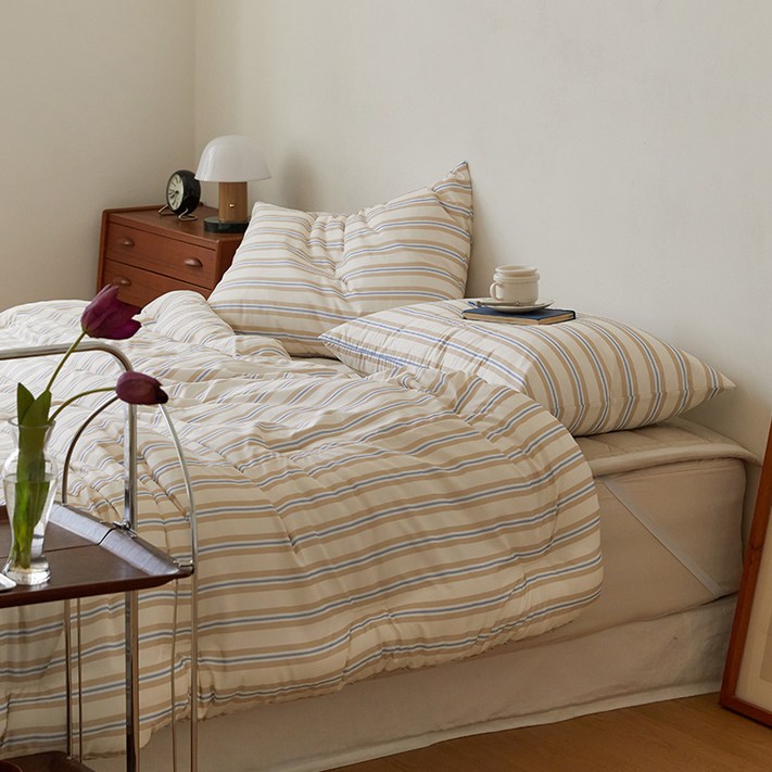 마틸라 빌리호텔 세미 극세사 차렵이불  베개커버 세트