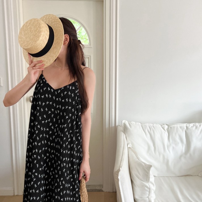 디원토 플리츠 나시 원피스