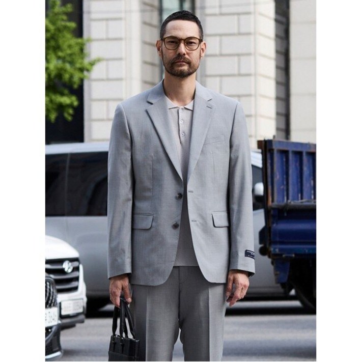 STCO STCO  ITALY ANGELICO WOOL 체크 수트 셋업 클래식핏SSTGSJBCS93SSTGSLBCS93