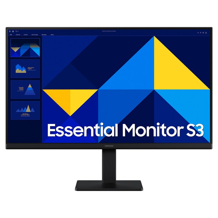 삼성 사무용모니터 60.4cm24인치 S24D304 평면 컴퓨터 모니터, LS27D304GAKXKR, 68.6cm