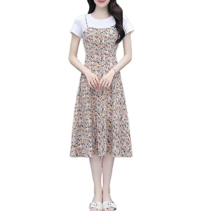 셀럽당 여름 여성용 반팔 원피스 F00690 셀럽당 여름 여성용 반팔 원피스 F00690