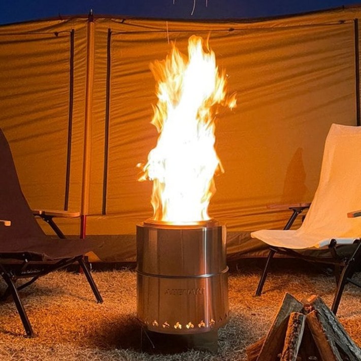 아베나키 브랜드관 잘타고스토브  원형 화로대 우드스토브 366823