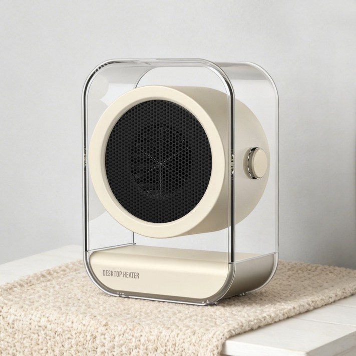 Cygoah 미니 가정용 온풍기 사무실용 전기히터 저소음 팬히터