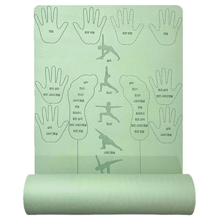 미믹캣 따라하는 요가매트 6mm 홈트레이닝매트 링피트매트