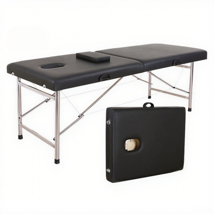 Seonsi home  미용베드 마사지 침대 접이식침대 간편 보관이동 편리, 인체공학적 설계로