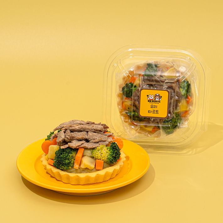 전연령 특별한 오리 타르트 강아지 생일 간식 멍멍푸드연구소, 100g, 1개, 오리