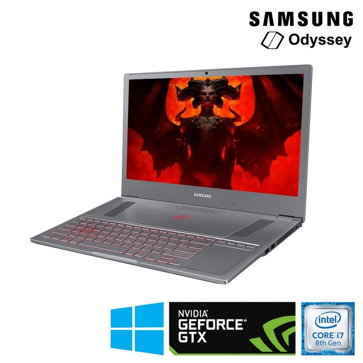 삼성 S급 오디세이 게이밍노트북 NT850XAC i78세대RAM16GSSD512G 탑재 게이밍 중고노트북