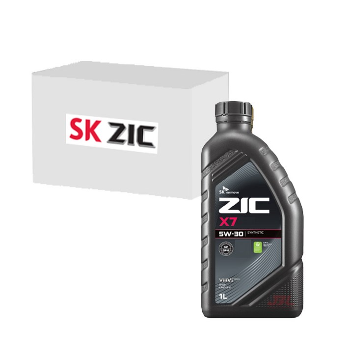 SK엔무브 지크 X7 5W30 가솔린전용 API SQ, 1L x 12개