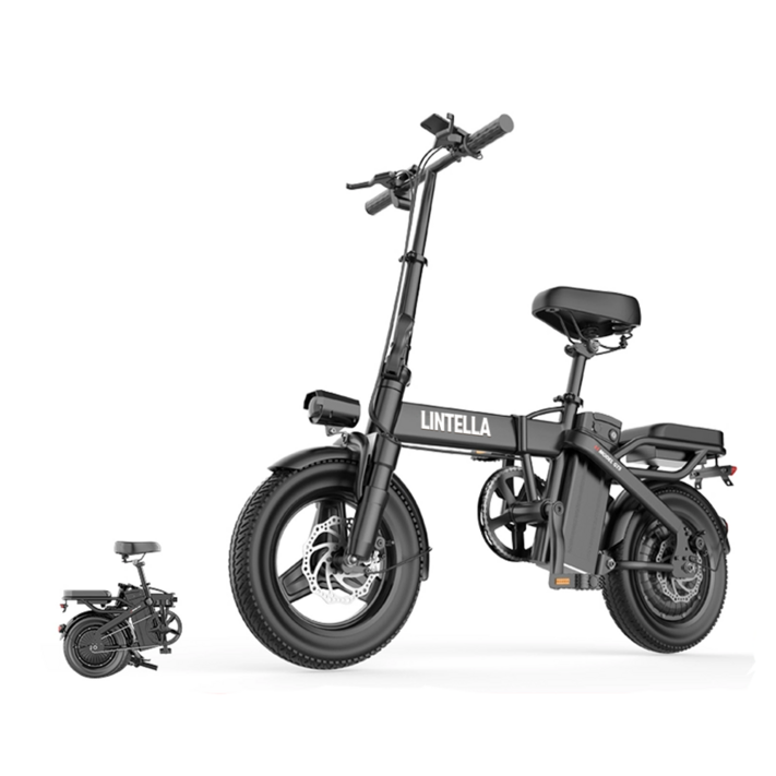 린텔라 전기자전거 접이식 48V 전동 출퇴근 고출력 경량 배달대행 10ah