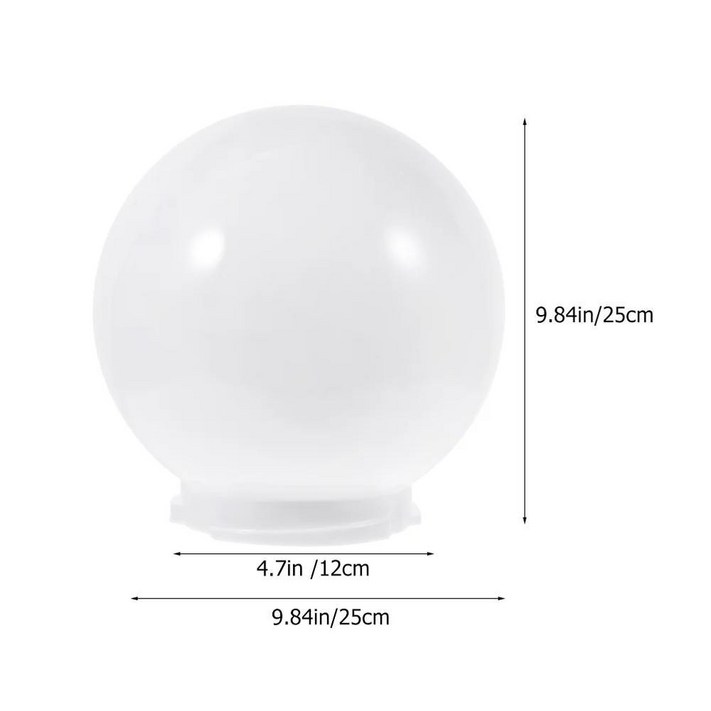 구형 전등갓 천장 전구 아크릴 글로브 유리
