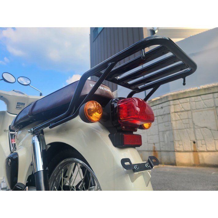 혼다 슈퍼커브110 21년부터 2인승용 리어캐리어 탑박스 브라켓 짐대 RZON 알존, 1개