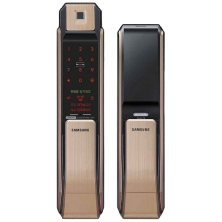 고객설치 삼성SDS SHPP71 지문인식 내화형 푸시풀도어락, 삼성SDS 내화형 SHPP71, 고객직접설치