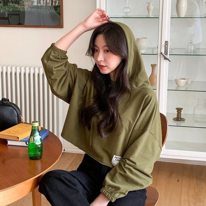 세드렐 박시 라벨 크롭 후드 티셔츠 cpt10316k28 세드렐 박시 라벨 크롭 후드 티셔츠 cpt10316k28