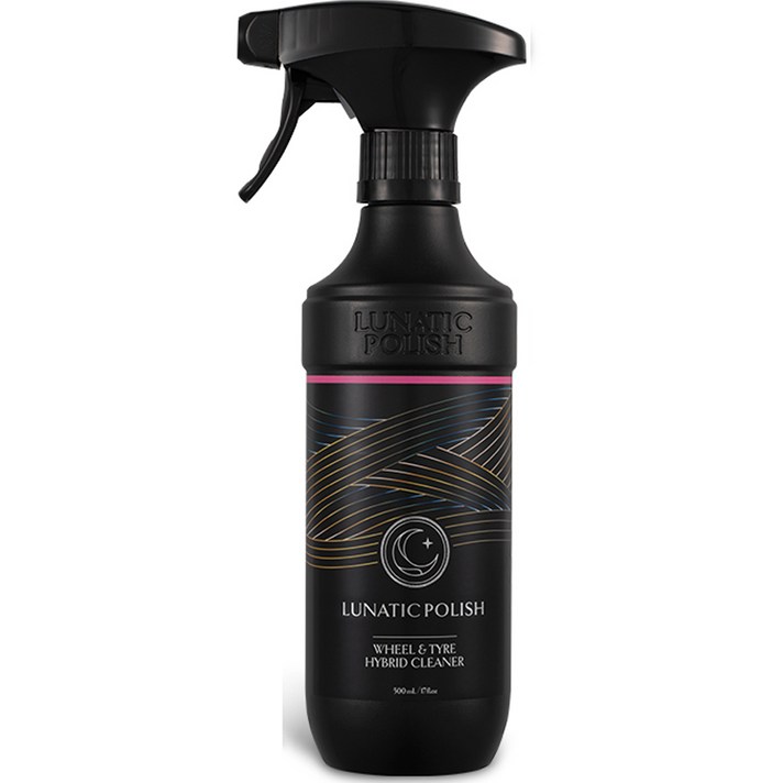 루나틱폴리시 휠 앤 타이어 하이브리드 크리너, 1개, 500ml 루나틱폴리시 휠 앤 타이어 하이브리드 크리너, 1개, 500ml
