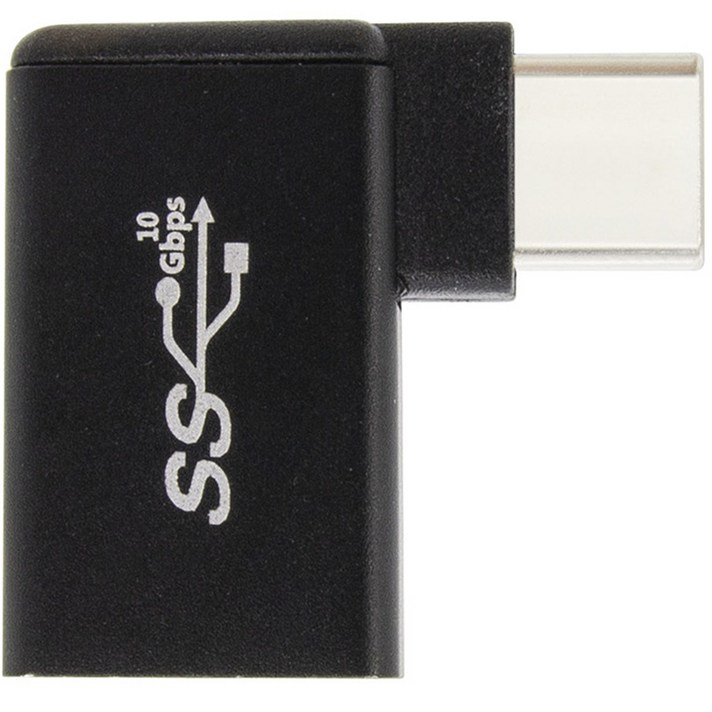솔탑 USB C타입 고속 데이터 충전 ㄱ자 측면 꺾임 OTG 컨버터, SOLTOP1334 솔탑 USB C타입 고속 데이터 충전 ㄱ자 측면 꺾임 OTG 컨버터, SOLTOP1334