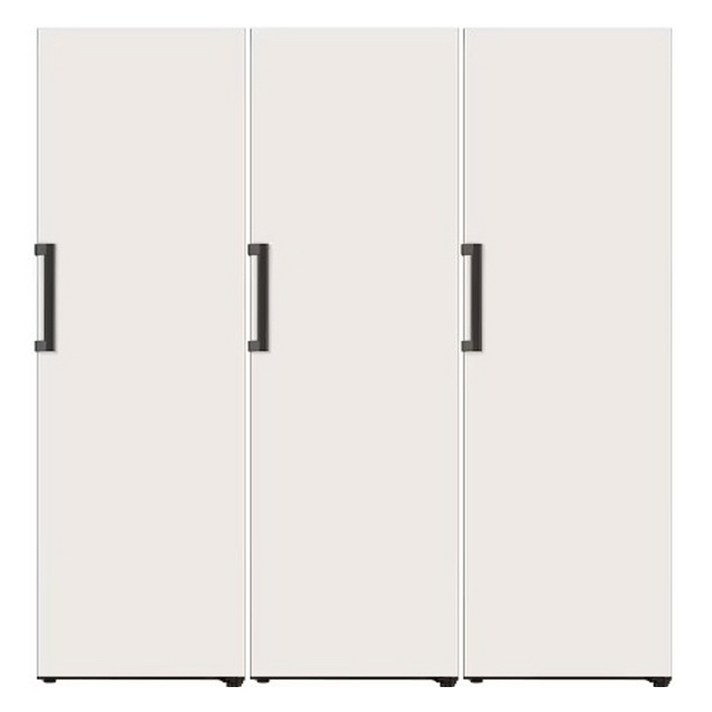 10 환급가전 색상선택형 LG전자 오브제 컬렉션 컨버터블 세트 메탈 좌열림 냉장전용고  냉동전용고  김치냉장고 세트 베이지 방문설치