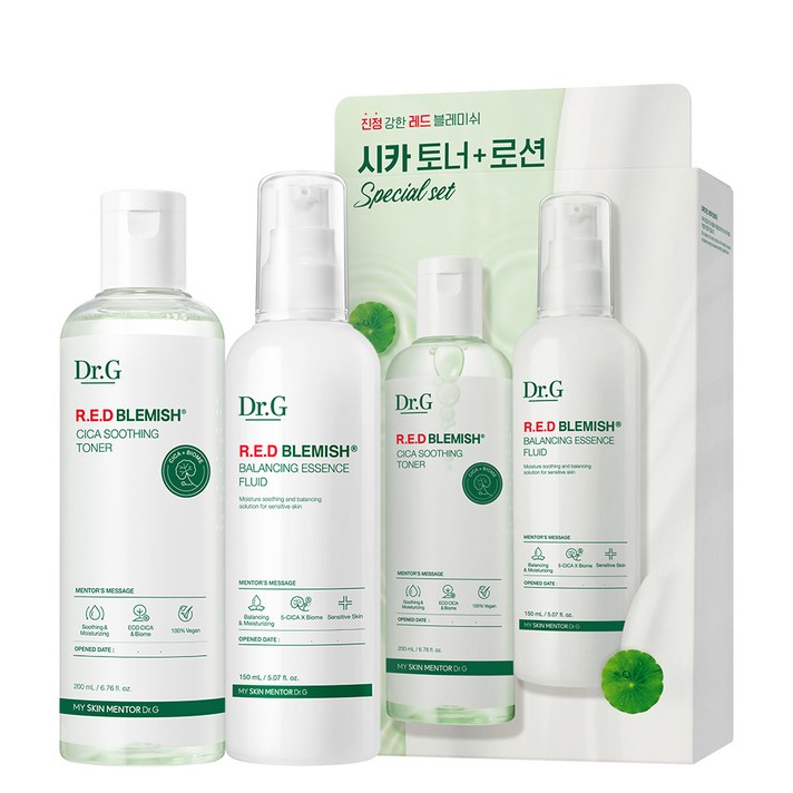 닥터지 레드 블레미쉬 시카 토너 200ml 로션 150ml 세트, 1세트 닥터지 레드 블레미쉬 시카 토너 200ml 로션 150ml 세트, 1세트