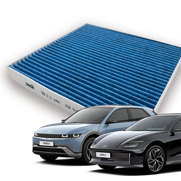 다보니 PM0.3 블루 활성탄 자동차 에어컨 필터 아이오닉5 아이오닉6
