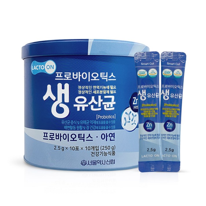 서울약사신협 프로바이오틱스 생유산균 100포, 250g, 1개 - 더블유와이몰