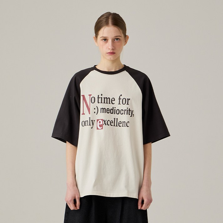 어반에이지 남녀공용 노타임 나그랑 오버 통기성 반팔 티셔츠