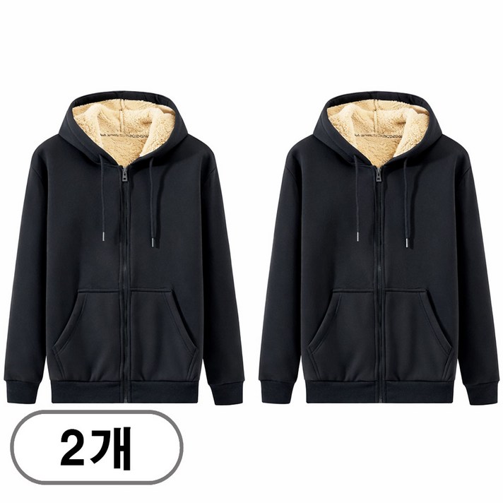 차쿠 11 남녀공용 겨울 기모 융털 후드 집업 재킷 작업 상의 후드 겨울 작업복 현장복 야외작업