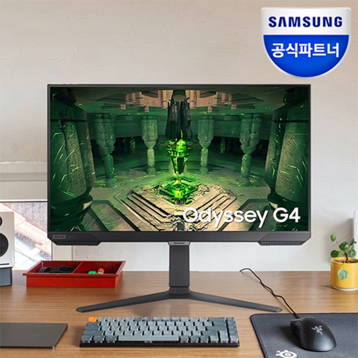삼성전자 오디세이 G4 S25BG400 25인치 게이밍 모니터 IPS 프리싱크 지싱크 240Hz 1ms HDR10 피봇 삼성전자 오디세이 G4 S25BG400 25인치 게이밍 모니터 IPS 프리싱크 지싱크 240Hz 1ms HDR10 피봇