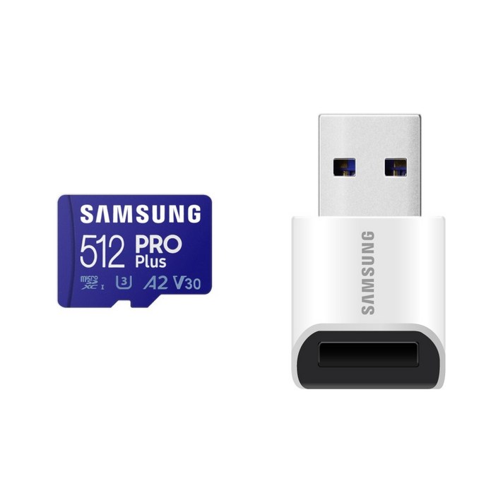 삼성전자 마이크로SD카드 PRO PLUS MBMD512KBWW 카드리더기 포함