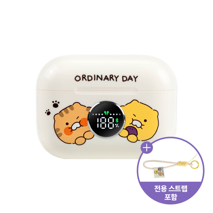 카카오프렌즈 오디너리 데이 무선 블루투스 이어폰