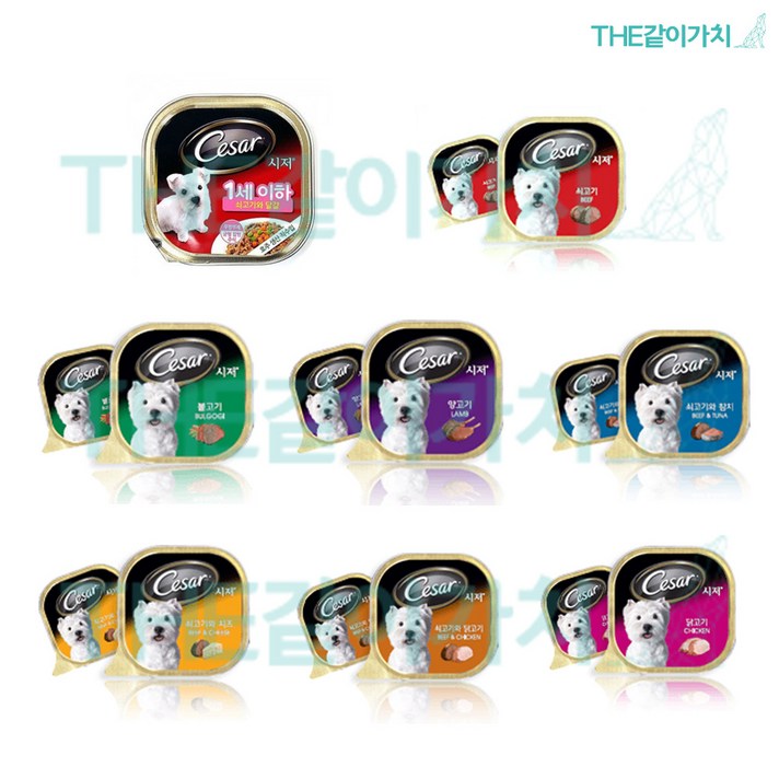 더같이가치 시저 8종류 100g24개, 100g, 24개 더같이가치 시저 8종류 100g24개, 100g, 24개