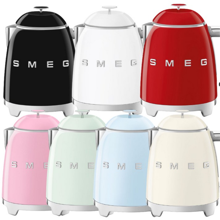 유럽 스메그 미니케틀 커피포트 0.8L 7colors  SMEG KLF05