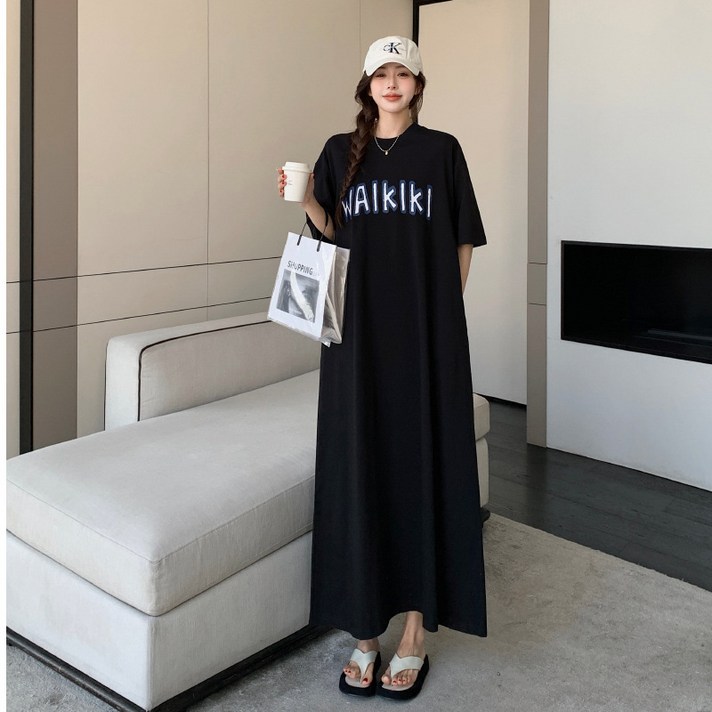 엣지잇지 빅사이즈 원피스, 여름 빅사이즈 롱원피스, 임부복 원피스, 반팔 롱 원피스, 빅사이즈 여성 롱 원피스