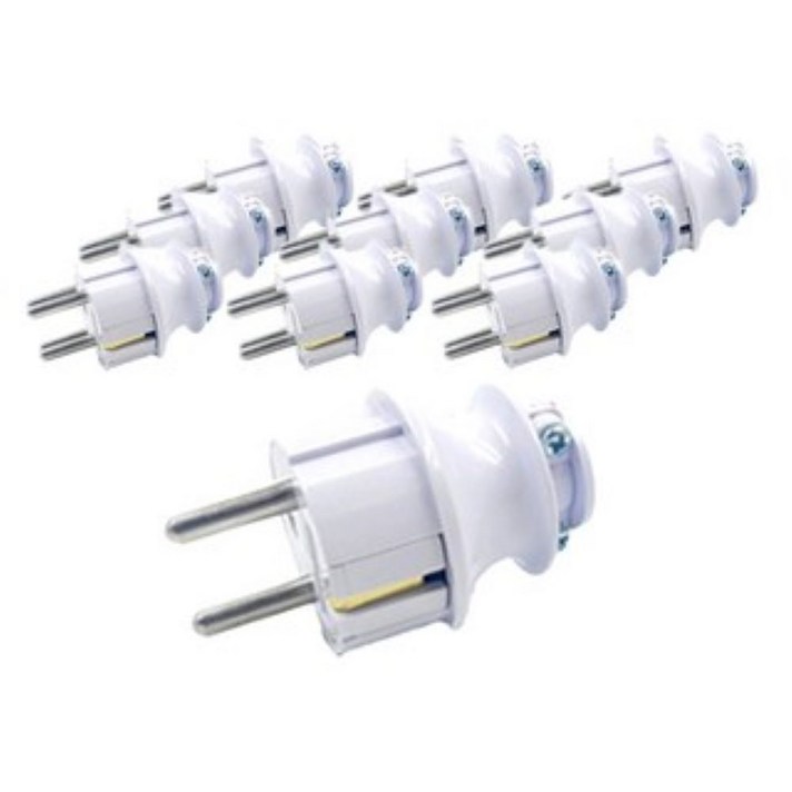 원스탑 이물질차단 접지 일자 플러그 AC