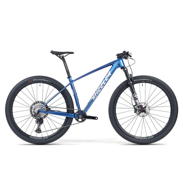휠러 HAWK800 25년형 시마노 XT 29 산악 MTB 자전거, 1개, 180cm, XT 1x12 블루 s사이즈