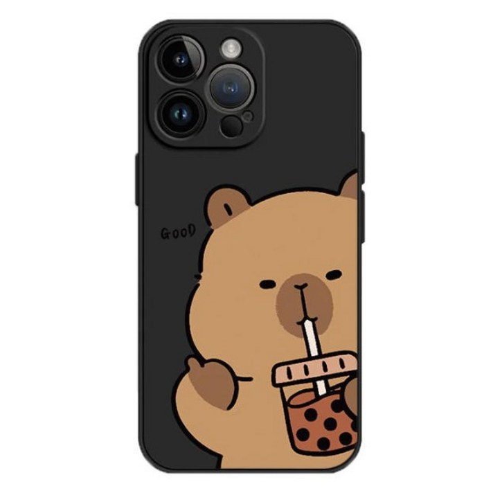 귀여운 카피바라 아이폰 갤럭시 전기종 소프트 케이스