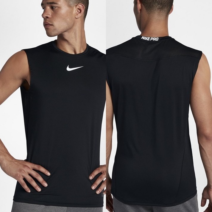 NIKE PRO 피티드 슬리브리스 민소매 나시 상의 운동복 838088010 NIKE PRO 피티드 슬리브리스 민소매 나시 상의 운동복 838088010