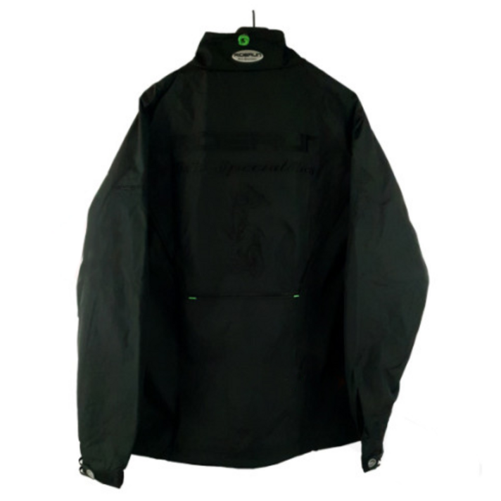 RIDERUN 라이더런 바람막이 오토바이자켓 점퍼 신형개선품 자수타입, 블랙