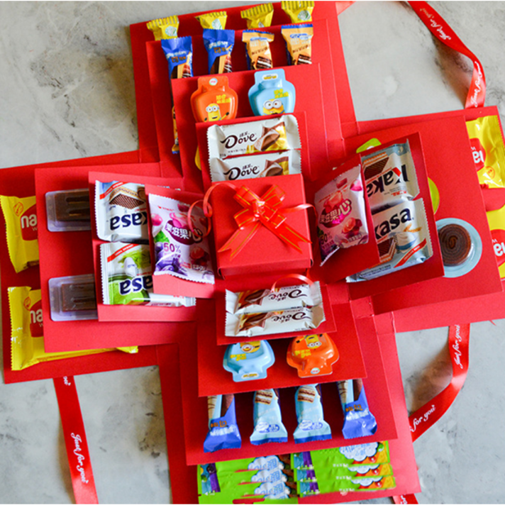 서프라이즈 겹겹이 박스 상자 깜짝 선물 어린이날 어버이날 생일 이벤트