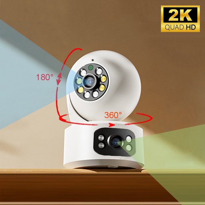 TXD 2k 540도 WiFi 스마트 카메라 실내용
