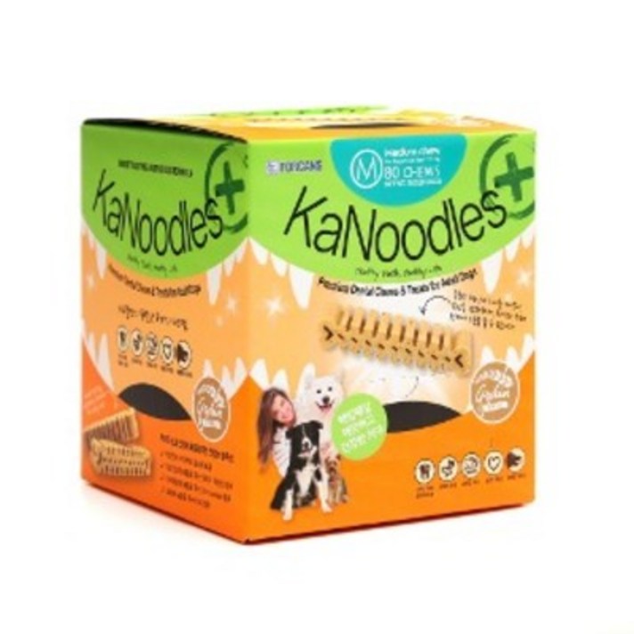 포켄스 카누들 잇몸플러스 강아지 덴탈껌 M