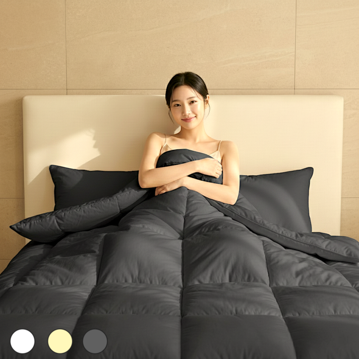 엣지홈 호텔 알러지케어 차렵이불 사계절 항균 숙면 봄 이불 간절기 먼지없는 피그먼트 워싱 슈퍼 싱글 퀸 킹