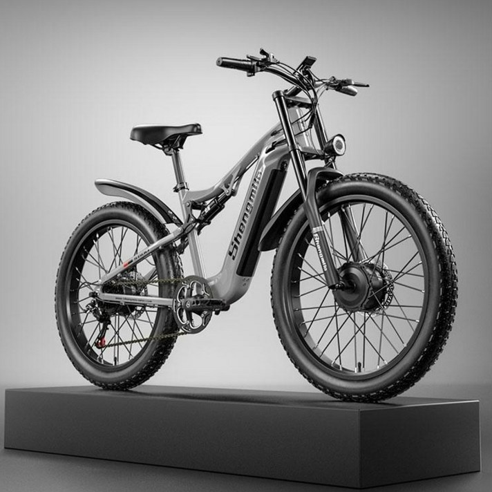 컴투스 MTB 전기자전거 듀얼모터 2000W 26인치 산악 출퇴근 자토바이 48V 삼성 배터리