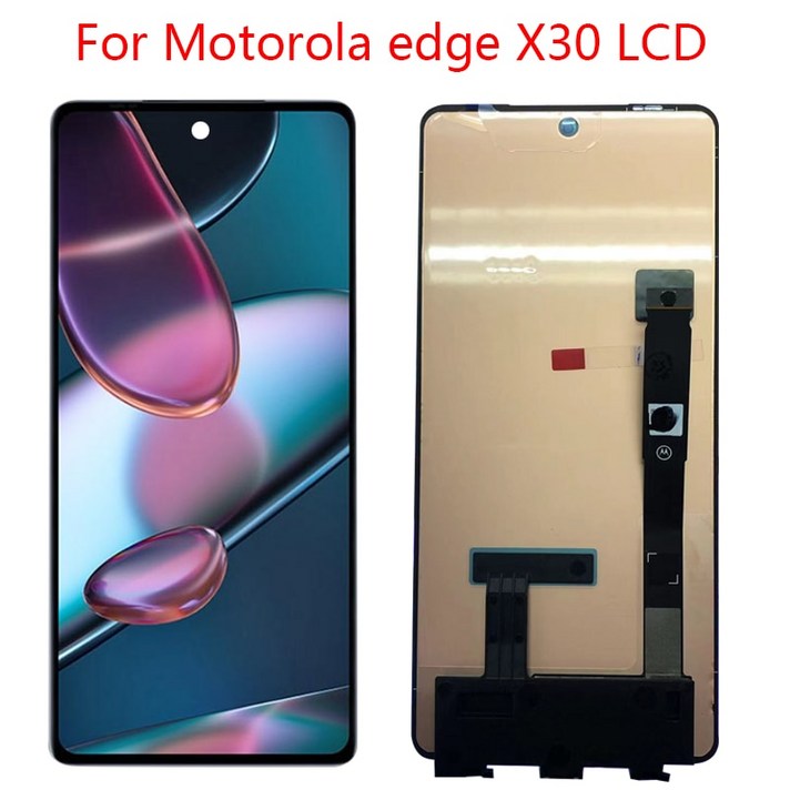 모토로라 모토 Edge 20 Edge20 LCD XT2143-1 디스플레이 터치 스크린 디지타이저 X30 XT2201-2