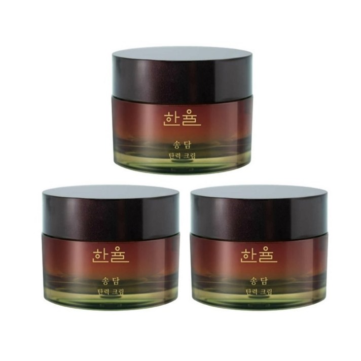 한율 송담 탄력 크림, 3개, 50ml
