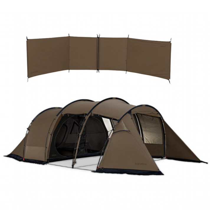 코베아 고스트 플러스 탄 챠콜 풀 세트 터널형 거실형 텐트 장박 캠핑 동계 대형