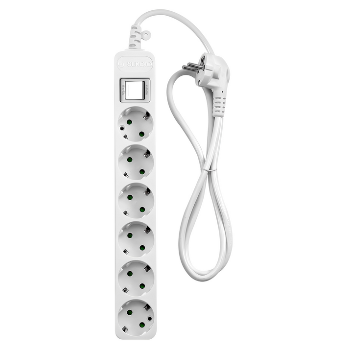 모노케어 안전 접지 멀티탭 6구 DH-2062NT