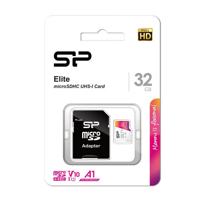 실리콘파워 micro SDXC Class10 Elite UHSI Full HD 메모리카드 SP032GBSTHBV1V20