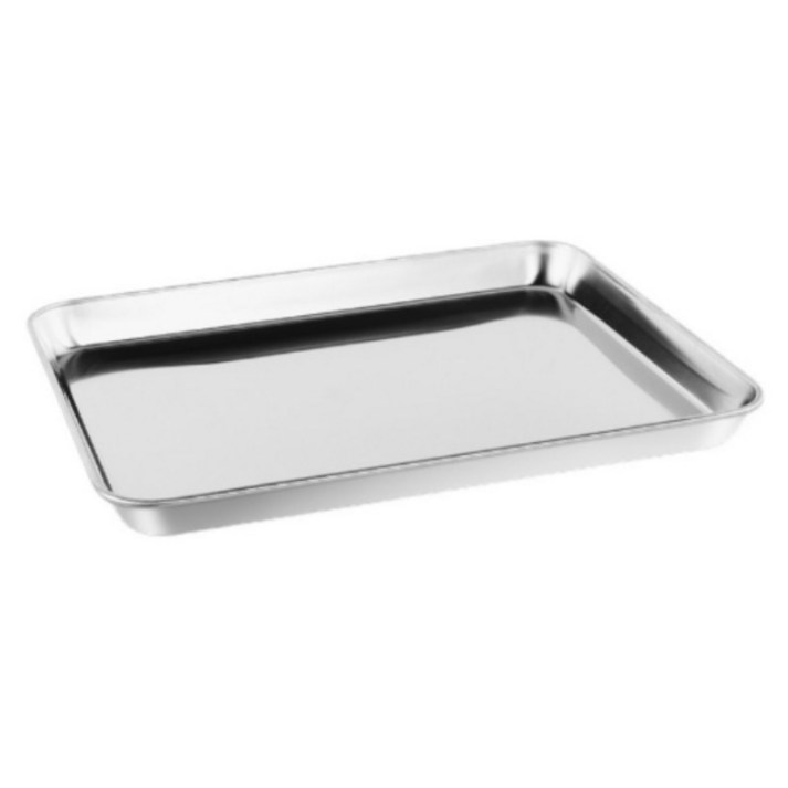 살림이음 스텐304 밧드 오븐 레스팅 사각 쟁반, 단일색상, 1개