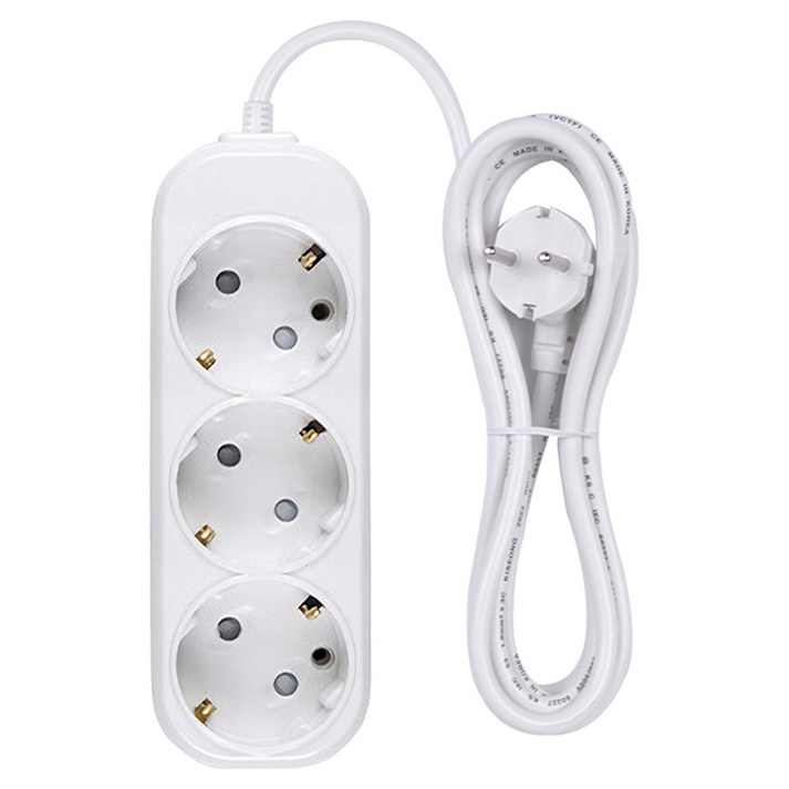 오성정밀 접지 멀티탭 3구 OS03S