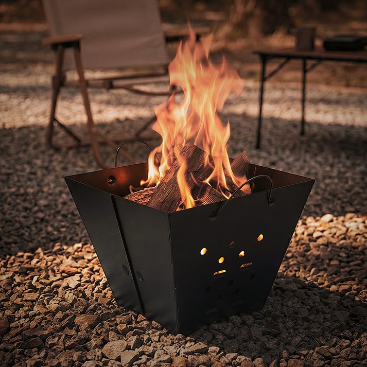 레토 접이식 불멍 캠핑화로대, 1세트