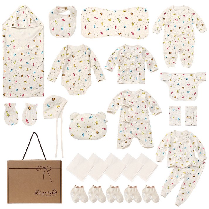 신생아 아기기린 출산 선물 세트